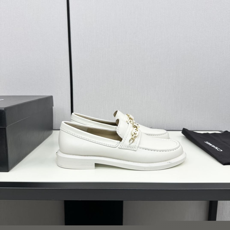Ch*el leather shoes